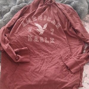 American Eagle Outfitters Maroon Hoodie